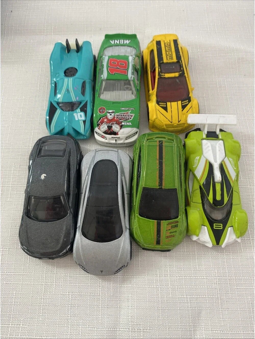 Mixed Loose Hot Wheels/Matchbox Diecast Car Collection Lot Of 7 Cars
